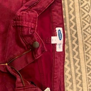 Rockstar skinny red Old Navy pants!